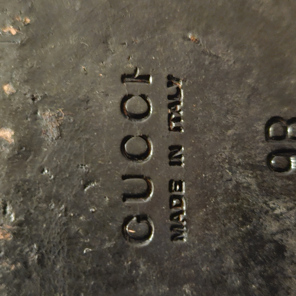 Gucci Black Leather Accessory